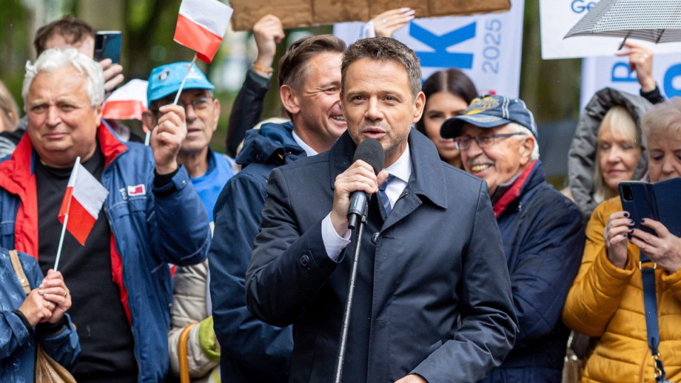 Kandydat KO Rafał Trzaskowski mógłby liczyć na 32,7 proc. głosów/fot. Jerzy Muszyński, PAP